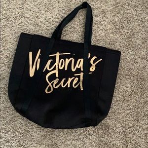 Black and gold Victoria’s Secret lake bag!